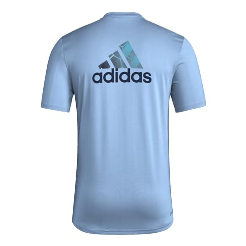 Image of adidas Men's Inter Miami CF Local Pop Short Sleeve Pre-Game T-Shirt
