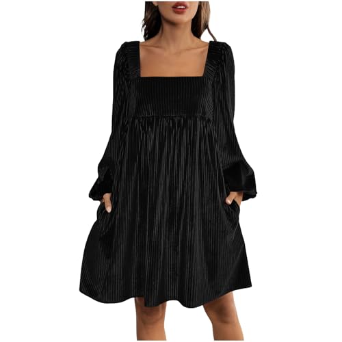 Robe en velours pour femme plissée et extensible qui sublime la silhouette