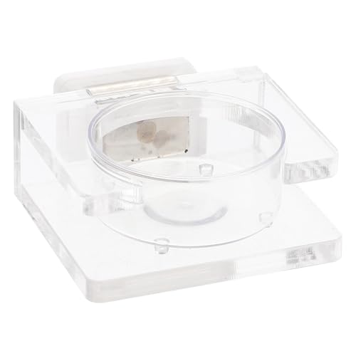 GRIRIW 爬虫類用食器 トカゲ用フィーダー 吊り下げ式ボウル 餌入れ 水入れ ヤモリ用フィーダー マグネットデザイン 1個