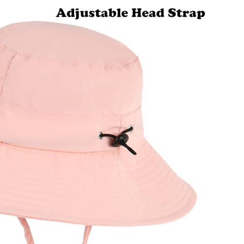 Kids Wide Brim Sun Hat Adjustable for Teen Youth Bucket Sun Protection UPF 50+ Safari Hat for Age 2-14y4