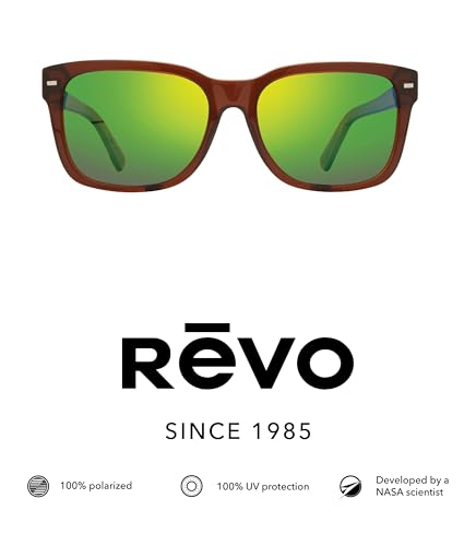 Revo Sunglasses Cobra: Polarized Crystal Glass Lens with Stainless Steel Round Frame2