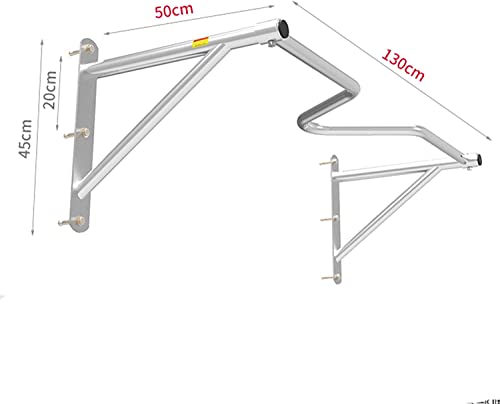 Pull Up Bar Gym Workout Strength Training Equipment Doorway Pull Rod-Ergonomic Tilt Handle-Maximum Stability Chin Raising Rod-Door Frame Protection, Multi Gymnasium, Strength Training Equipment,Steel #TOP1