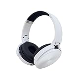 Fone de Ouvido Sem Fio LEF-950 Bluetooth, Branco, Extra-auriculares, Dobrável com Microfone