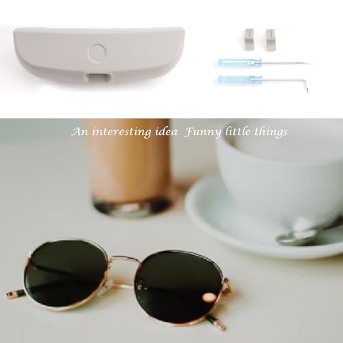 Étui à lunettes de soleil auto Ford Puma MK2 gris de rangement - 7