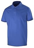 Produit de couleur : Bleu CEPOVETT POLO MANCHES COURTES MAILLE BIO EQUITABLE BLEU ROYAL 2XL - Vêtements de travail