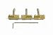 Compensated Telecaster Saddles - Brass