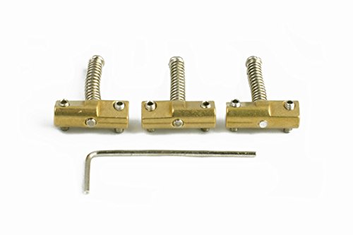 Compensated Telecaster Saddles - Brass