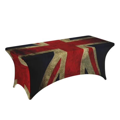 Nappe rectangulaire extensible drapeau britannique pour grande table