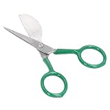 Carpet Scissors, 5in Stainless Steel Duckbill Applique Blade Scissors, Versatile Carpet Shears, Doub