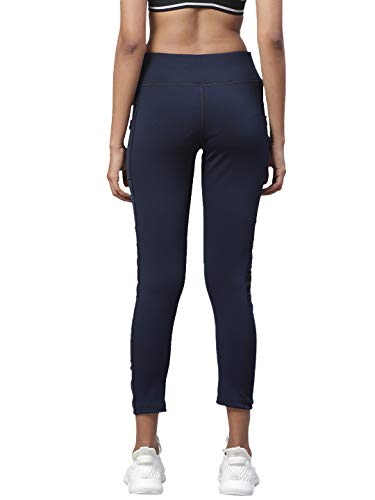 Image of CHKOKKO Women's High Rise Regular Fit Polyester Blend Sports Leggings (JSSTIGHT)