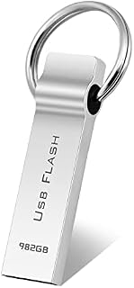Zoocase Memory Stick 982GB USB 3.0 High Speed USB Stick 982GB USB Flash Drive Waterproof Pen Drive Portable Thumb Drive with Keychain for Data Storage, PC, Laptop, Tablets