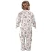 Emelivor Spring Deer Beige Baby Newborn One-Piece Pajamas Cotton Sleepwear Outfits for Boys Girls Kids