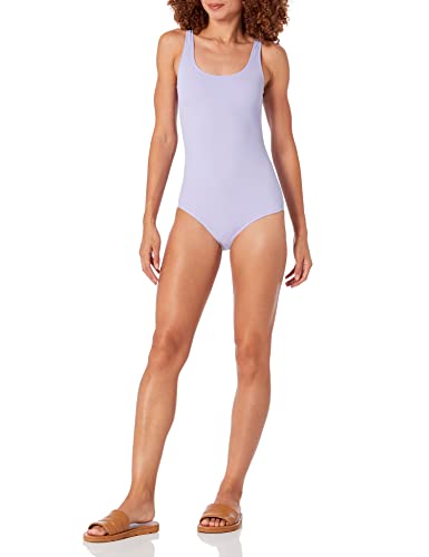 Image of Amazon Essentials Women's One-Piece Scoop Neck Coverage Swimsuit (Available in Plus Size)