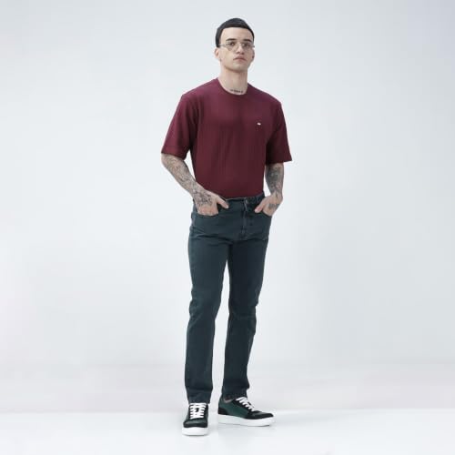 Image of BASICS Cotton Stretch Men's Jeans | Smart Casual Denim | Ultra-flexible stretch cotton denim. Modern style. Durable, breathable & built for all-day travel comfort.