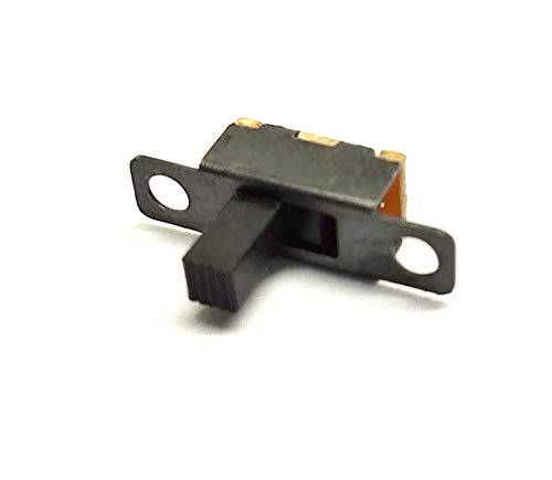 Image of INVENTO SPDT on-Off 3 Pin Black 2 Position Slide Switch for Car Motorcycle Electrical DIY (0.3A 125V AC) - 10 Pcs