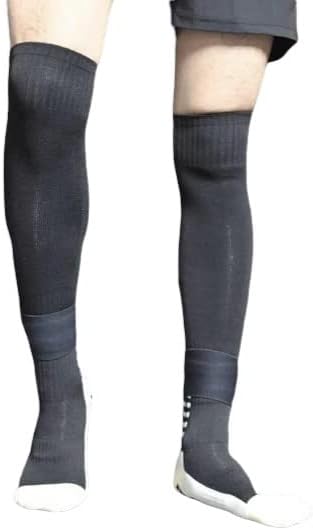 Miniatura 2 de Calcetines de fútbol, calcetines de fútbol para hombre, calcetines de fútbol antideslizantes, calcetines de agarre, mangas de espinilleras, correas