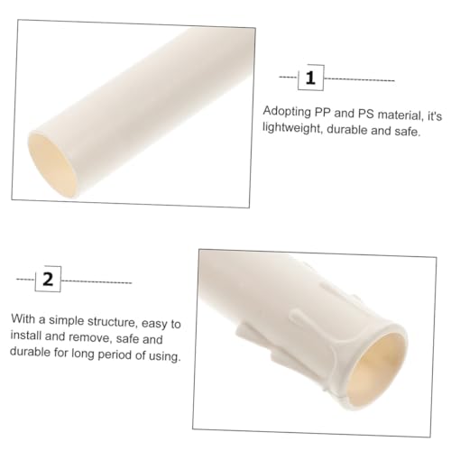 Fundas para Candelabros de Lágrima Repuestos de Velas Altas en Pp Blanco 7