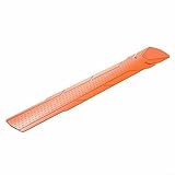 Película protectora ligera de cadena de bicicleta, película protectora anticolisión para bicicleta de montaña, placa de protección de tubo descendente (naranja)