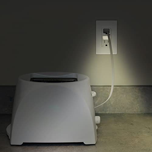 Topgreener Led Guide Light Receptacle With Automatic Daylight Sensor, Night Light Decorator Wall Outlet, 125Vac/15A Tamper-Resistant Receptacle, Tgl215Tr-W-6Pcs, Warm White Led, 6 Pack #TOP6