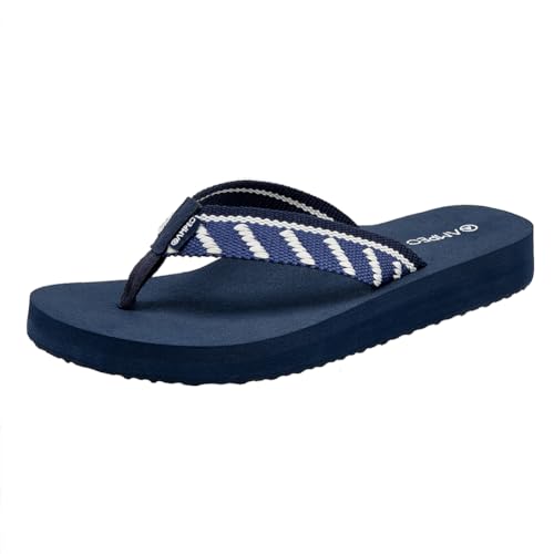 Ampeo Women's Arch Support Flip Flops Comfortable Casual Summer Beach Thong Sandals