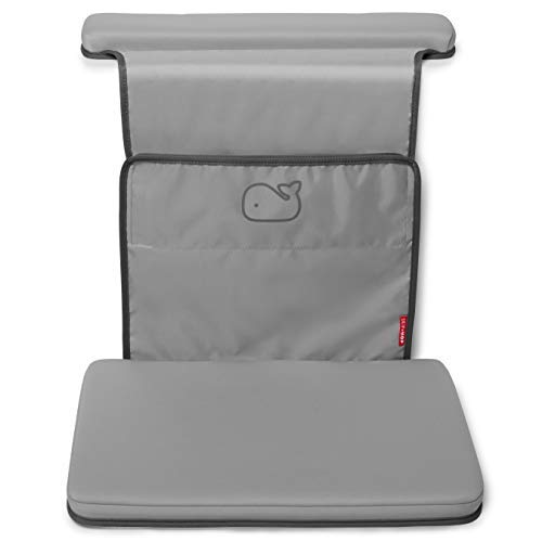 Image of Skip Hop Baby Bath All-in-One Elbow Saver and Kneeler, Moby, Grey