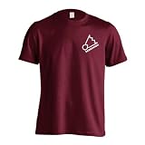 [アートワークスコウベ] バドミントン Tシャツ 半袖 練習着 ドライ BADMINTON フラットロゴ ユニセックス XXXL バーガンディ