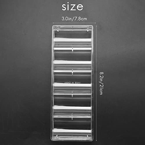 Lobamop 10 stück Acryl Pokerchips Halter Tray für 100 Chips (ohne Deckel)