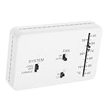 Zuverlässig und langlebig: der analoge thermostat für wohnmobile ist für den langzeitgebrauch konzipiert und bietet zuverlässige leistung und haltbarkeit, elektrischer lüfterthermostat, raumthermostat