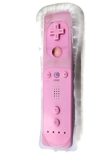 wii remote controller AMGGLOBAL® Remote Controller in Blue Red White Black Pink for Nintendo Wii Remote Wii + Free Silicone Cover