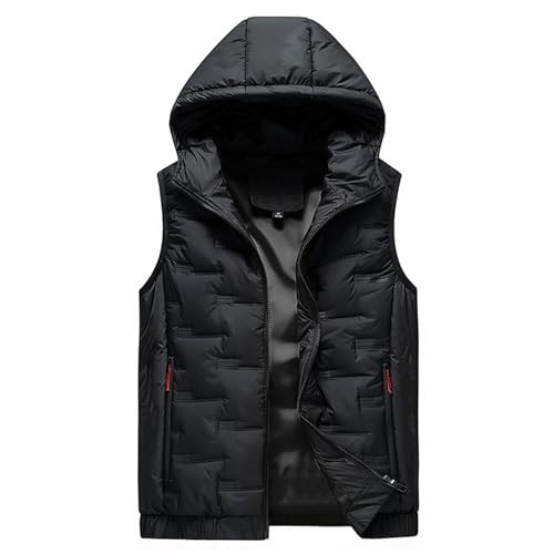 Abrigos chaleco de hombre estilo blusa sin mangas para otoño e invierno cálido