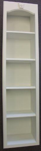 Barrister - Recessed in Wall Solid Wood Bookshelf Storage Unit