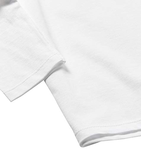 Camiseta Manga Longa Meia Malha, Up Baby, Meninos, Branco Especial, G