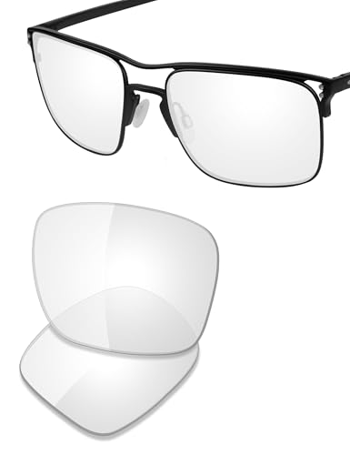 Image of SAUCER Premium Replacement Lenses & Nosepads for Oakley Holbrook Ti OO6048 | UV400 Protection, Anti-Scratch, Precise Fit