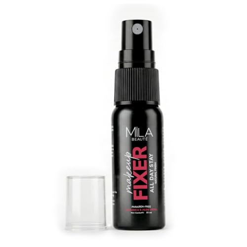 Image of Mila Beaute Makeup Fixer I Smooth Matte Finish I Non Sticky & Long Lasting I Hydrating with Aloe Vera and Vitamin E-15ML
