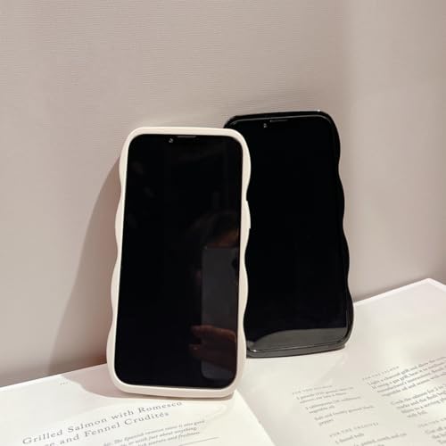 Coque iPhone 11 Pro Max vintage en silicone souple antichoc à bords ondulés