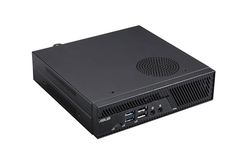 Image of ASUS PB63 Full System Mini PC with Intel Core i3-14100 Desktop Processor, 8GB DDR5-4800 MHz RAM, 256GB PCIe G4x4 NVME SSD, Wi-Fi 6 & Bluetooth 5.2, USB-C, VESA Mount, Keyboard and Mouse Included