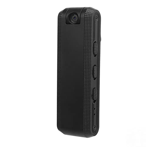 Luqeeg Small Body Camera, 1080P 180° Rotation Lens, Anti-Shake, Waterproof, Night Vision for Outdoor Travel, Camping, Security