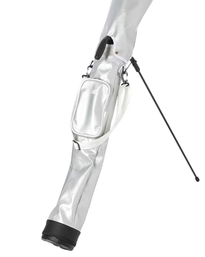 [ニューバランス] ゴルフ 継続定番商品 セルフスタンドバッグ [レディースモデル](4.5型・46インチ対応) / 簡易 / 012-6984508 160_シルバー FR 3枚目