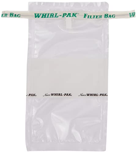 Sac filtrant Whirl-Pak B01385WA avec plaque de police 207 mL pour prélèvements