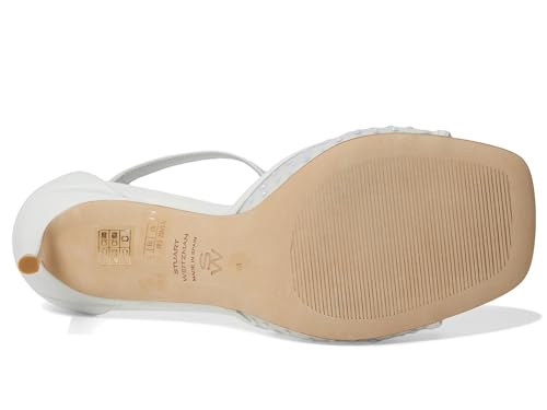 Stuart Weitzman Women Nudistia 75 Sandal White/Frosted White/Cream 5.5 Medium by Stuart Weitzman - Image 3