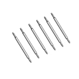 Replacement Spring Bars for Watch Band 1.5mm 6 Packs Stainless Steel Watch Pins (18mm)
