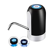 dispensador electrico agua purificada 💦 EL TAMAÑO: Este dispensador de agua fría será compatible con cualquier garrafa con un cuello de 5.5 cm y disponible para una capacidad de 1.5L, 5.7L, 10L, 11.3L, 15L, 18.9L y con 2 Adaptadores para depósitos de agua domesticos y botellas de agua comerciales.
