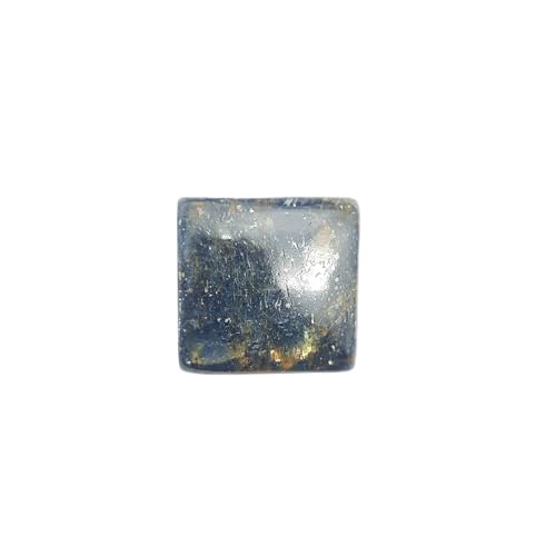 Kyanite de mousse pour fabrication de bijoux collier bague création DIY forme carrée 40 cts