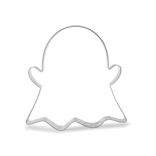 Keewah Ghost Cookie Cutter, 4.5”, Stainless Steel
