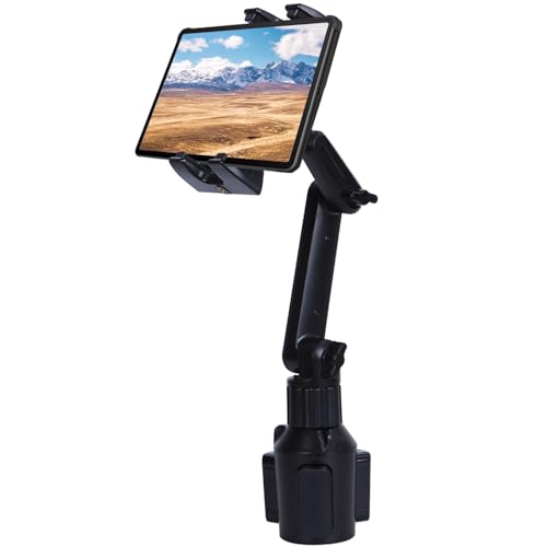 SUNNINGUP Car Cup Holder Tablet Mount for 4-13