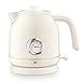 Czajnik elektryczny z wysokiej jakości elementem grzejnym ze stali nierdzewnej, 1,7 l czajnik elektryczny 0°C-100°C, regulowany do przygotowywania posiłków dla niemowląt i herbaty, biały