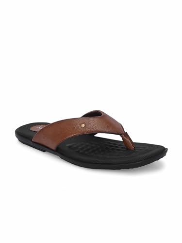 Image of San Frissco Men's Sandal Summer Chappal with Sturdy Grip | Ultra Soft Lightweight Durable Chappal for Outdoor Use | Festive Ethnic Wedding Slip on Slippers for Men