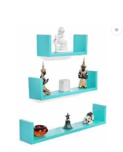 Splendid Decor Wall Shelf U-Rack Wall Decor (Sky Blue)