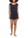 Ragwear ZELLA Damen Frauen Jumpsuit kurz,Overall,kurz,kurzarm,lässig,Rückenausschnitt,Regular Fit,Navy (2028),XL