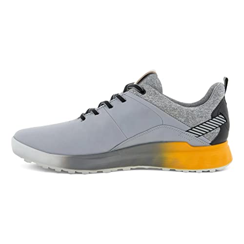 Ecco Men's S-Three Gore-Tex Golf Shoe, Silver Grey, 9-9.5 #TOP7